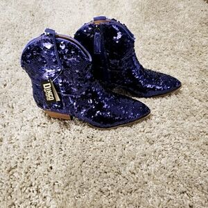 Dingo Western Ladies Purple Boots Size 8.5
